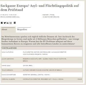 Screenshot Seite Forum Alpbach